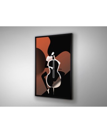 VIOLONCHELO-CUADRO LUZ LED 80X120
