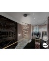 RING-LAMP 8 AROS NEGRO DIMABLE