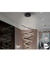 RING-LAMP 8 AROS NEGRO DIMABLE