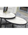 NAIRA -SET MESAS- T MARMOL BLANCO