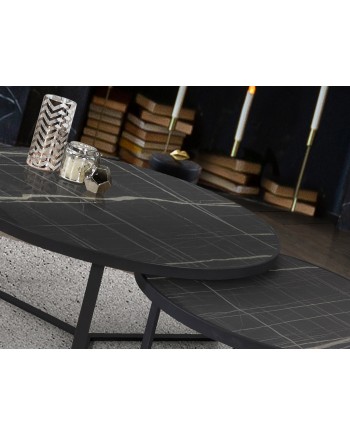 NAIRA -SET MESAS- T MARMOL NEGRO