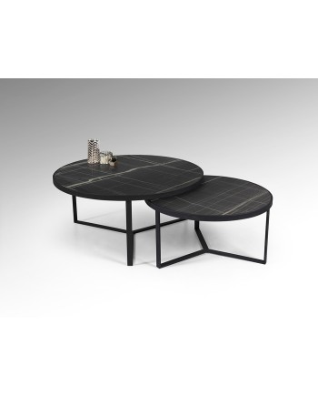 NAIRA -SET MESAS- T MARMOL NEGRO