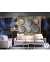 LAMPARA 1L ·FORMA· CROMO/ORO