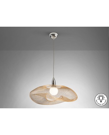 LAMPARA 1L ·FORMA· CROMO/ORO