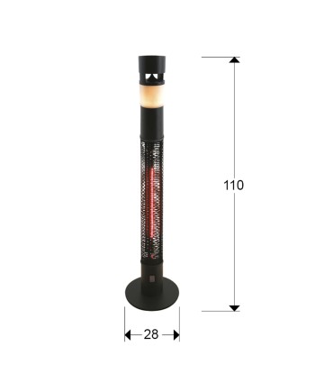 ESTUFA EXT.·HEAT SOUND· 1500W