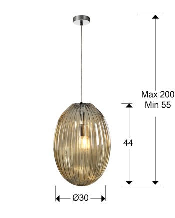 OVILA- LAMP 1L COÑAC 30Ø