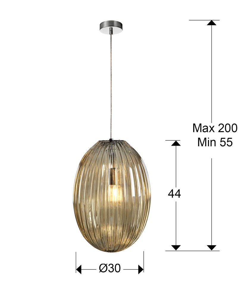 OVILA- LAMP 1L COÑAC 30Ø