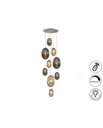 OVILA- LAMP 9L SMOKE- COÑAC DIM