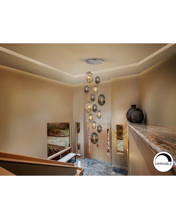 OVILA- LAMP 13L SMOKE- COÑAC H500 DIM