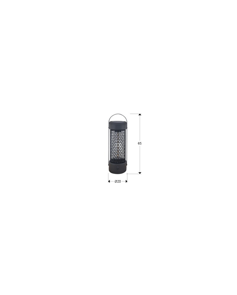 ESTUFA FAROL·HEAT BLACK·1200W