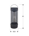 ESTUFA FAROL·HEAT BLACK·1200W