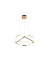 LAMPARA LED ·OCELLIS·60Ø ORO ROSA