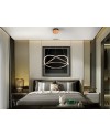 LAMPARA LED ·OCELLIS·60Ø ORO ROSA