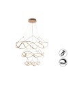 MOLLY-LAMP 3 AROS 110D ORO ROSA DIM