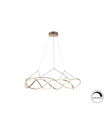 LÁMPARA LED ·MOLLY· 110Ø ORO ROSA