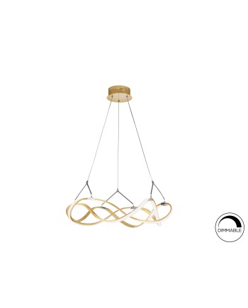 LÁMPARA LED ·MOLLY· 53Ø ORO ROSA