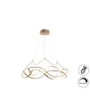 LAMP. LED ·MOLLY· 80Ø ORO ROSA DIM