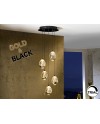 ROCIO- LAMPARA 5L NEGRO-ORO 30D
