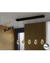 ROCIO- LAMPARA 5L NEGRO-ORO