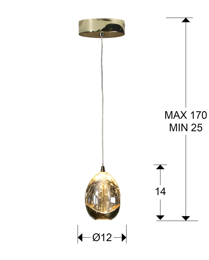 ROCIO- LAMPARA 1L ORO