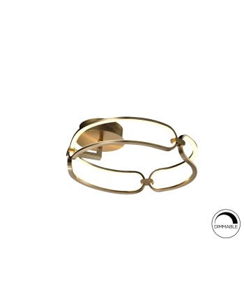 COLETTE-PLAFON LED Ø47 ORO ROSA
