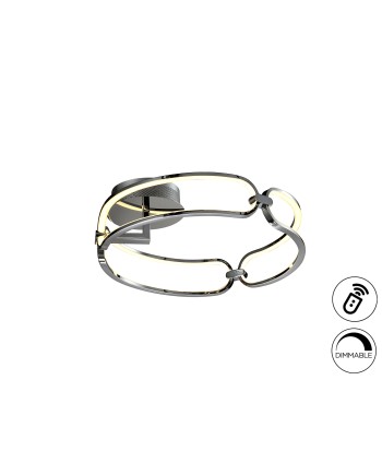 COLETTE-PLAFON LED Ø47 CROMO DIM