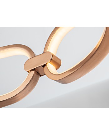 COLETTE-PLAFON LED Ø80 ORO ROSA DIM