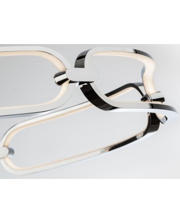 COLETTE-PLAFON LED Ø80 CROMO DIM