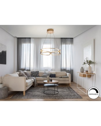 COLETTE-LAMPARA LED Ø47 ORO ROSA