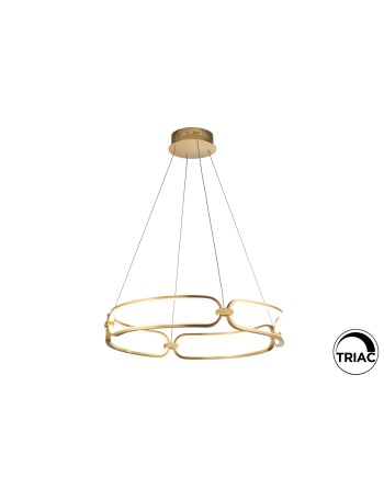 COLETTE-LAMPARA 60Ø ORO ROSA