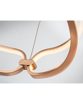 COLETTE-LAMPARA 60Ø ORO ROSA