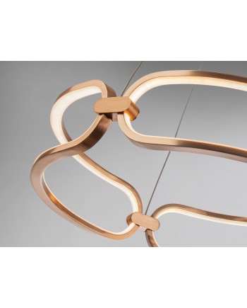 COLETTE-LAMPARA 60Ø ORO ROSA