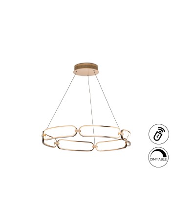 COLETTE- LAMPARA Ø80 ORO ROSA DIM
