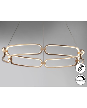 COLETTE- LAMPARA Ø80 ORO ROSA DIM