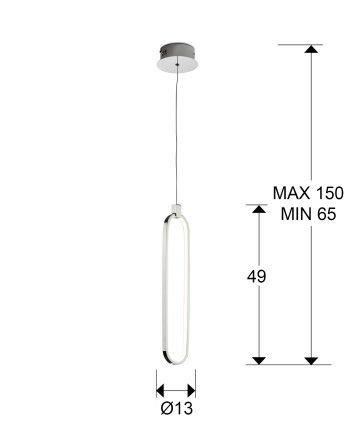 COLETTE-LAMPARA 1L CROMO
