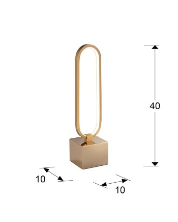 COLETTE- SOBREMESA ORO ROSA