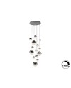 SPHERE-LAMP 14L CROMO D60 H500 DIMABLE