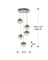 LAMPARA 5L LED ·SPHERE· COLOR