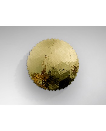 MATRIX- BAJORRELIEVE ACERO DORADO
