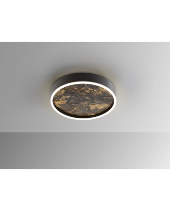 STONE- PLAFON LED CCT -NEGRO 40D