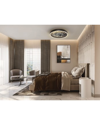 STONE- PLAFON LED CCT -NEGRO 60D