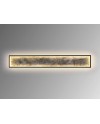 STONE-APLIQUE/PLAFON LED CCT -NEGRO L100