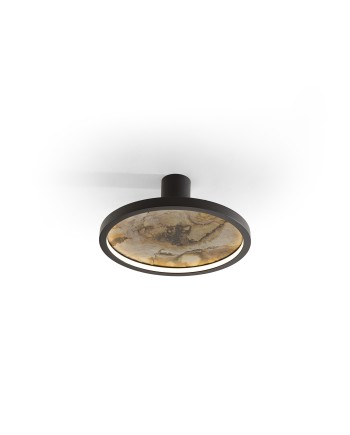 STONE - APLIQUE LED CCT-NEGRO D30