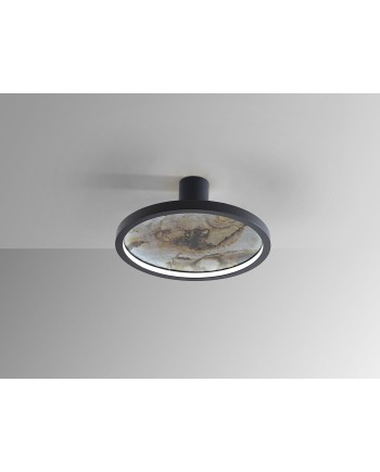 STONE - APLIQUE LED CCT-NEGRO D30