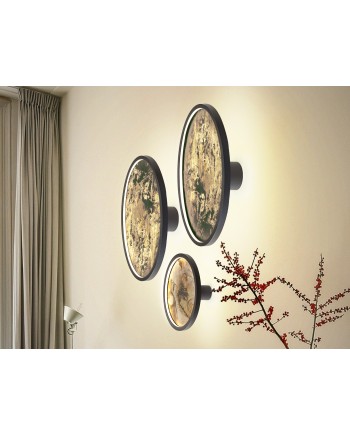 STONE - APLIQUE LED CCT- NEGRO D60
