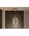 LAMPARA LED ·OCELLIS·22Ø ORO ROSA