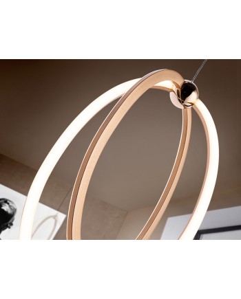 LAMPARA LED ·OCELLIS·22Ø ORO ROSA