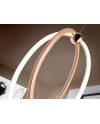 LAMPARA LED ·OCELLIS·22Ø ORO ROSA