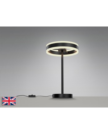 HELIA -SOBREMESA LED NEGRO MATE UK