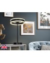 HELIA -SOBREMESA LED NEGRO MATE UK
